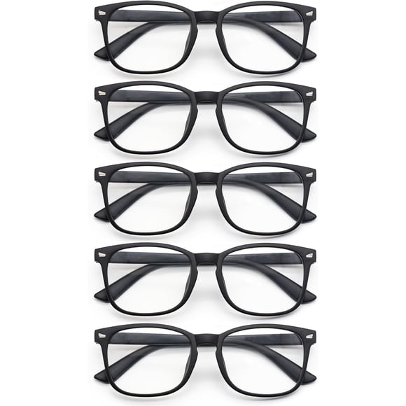 Gafas de bloqueo de luz azul WINTOO para mujer y hombre, 5 pares