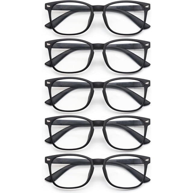 Gafas de bloqueo de luz azul WINTOO para mujer y hombre, 5 pares