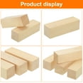 thumbnail image 4 of 8Pcs Bloque de Talla de Tilo, 1.2"x1.2"x4" Bloques de Madera Cuadrados, 4 of 7