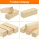 thumbnail image 4 of 8Pcs Bloque de Talla de Tilo, 1.2"x1.2"x4" Bloques de Madera Cuadrados, 4 of 7