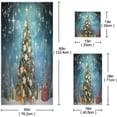 thumbnail image 3 of GZHJMY Christmas Tree Towel Set of 3, Highly Absorbent Soft Towels with Bath Towel, Hand Towel and Washcloth for Bathroom Hotel Gym Spa, 3 of 7