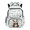 Physics Cartoon Panda, variant on FUIALDOLG Starry Sky Two Horses School Bookbag with Water Bottle Pockets, Lightweight Waterproof 17 Inch Backpack for Travel Primary School