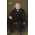 thumbnail image 2 of Jean Béraud 12x18 Black Ornate Wood Framed Double Matted Museum Art Print Titled - Portrait of Ernest Renan (1823-1892), Philosopher (1889), 2 of 5