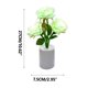 thumbnail image 3 of Lámpara de Bouquet LED DIY, Lámpara de Mesa Sensible, Lámpara de Noche para Dormitorio, Bedside Table Lamp, Adecuado para Habitación, Metal Frame, Base de Madera, Lámpara de Decoración para, 3 of 8