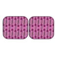 thumbnail image 7 of Daiia Tulips Flowers 2PCS Car Windshield Sun Shade, Foldable Sun Shield for Car Front Window, Auto Sun Blocker Visor Protector Universal for Truck SUV Pickup-Large, 7 of 7