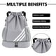 thumbnail image 5 of Mochilas Deportivas Bolso de baloncesto con cordón, Bolso de hombro duradero para equipo de entrenamiento, 5 of 8