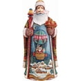thumbnail image 1 of G.Debrekht 24114 Woodcarving Balloon Ride 14 in. - Woodcarved Santa, 1 of 2