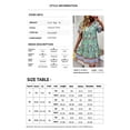 thumbnail image 2 of Summer Dresses for Women Maxi Dress V-Neck Short-Sleeved Dress Casual Holiday A-Line Skirt, 2 of 7
