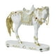 thumbnail image 2 of Estatua de caballo, decoración, adorno de mesa, artesanía, regalo, centro de mesa de escritorio, colección de resina Blanco, 2 of 9