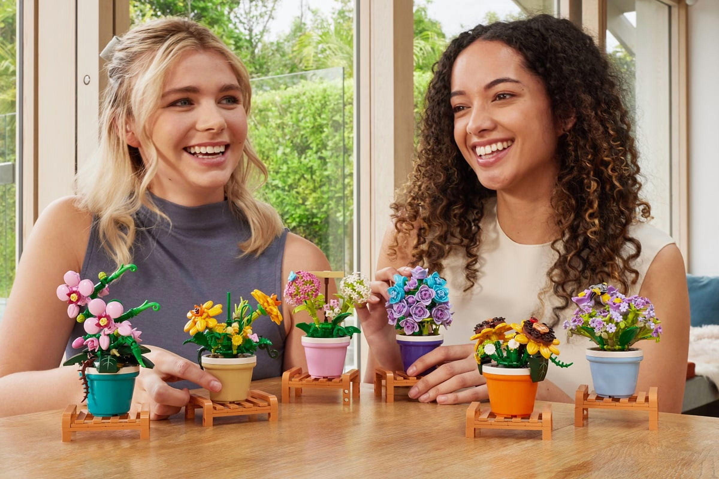 MAX Premium Garden Pot Plants Building Bricks Collection (up to