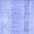 thumbnail image 1 of Ahgly Company Indoor Square Persian Blue Traditional Area Rugs, 5' Square, 1 of 4