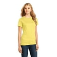 thumbnail image 4 of District Made Ladies Perfect Weight Crew Tee-L (Yellow), 4 of 6