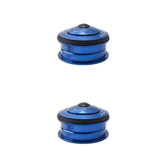 Advancent Auriculares de bicicleta de 44MM rodamientos de bicicleta fiables aleación de aluminio accesorios de ciclismo universales multicolores Azul 2piezas