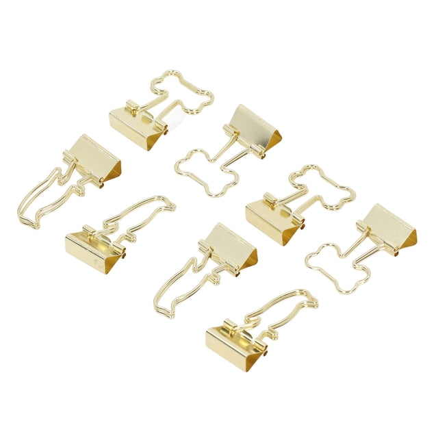 Mini Clips Para Carpetas, Clips Para Carpetas De Papel Innovadores, Borde Curvo Lindo De Metal Para Documentos Para Papel Para El Hogar