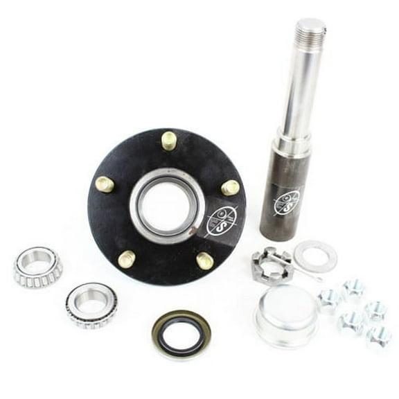 R204BT8X BT8 Spindle & 5-4.5" Bolt Circle Trailer Hub R2BT8BT122E