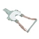 thumbnail image 4 of Arneses para caminar para bebés Almohadilla de entrepierna desmontable y ajustable ligera Cinturón auxiliar para caminar para niños pequeños de mano para 8 a 24 m Azul menta, 4 of 5