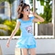 thumbnail image 1 of Traje de baño para niñas Vestido de una pieza Traje de baño para niños Dibujos animados Minnie Mouse Niños Ropa de bebé Traje de baño Bikini Beach WearL (19-22.5 KG) Gao Jinjia LED, 1 of 2