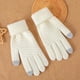 thumbnail image 5 of Guantes de punto de lana cálidos para estudiantes con pantalla táctil a prueba de frío y forro polar con estampado de piña para pareja de mujeres para otoño e invierno, 5 of 5