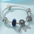 thumbnail image 1 of Pulsera de cuentas con dijes europeos para mujer, joyería hecha a mano, regalo, 1 of 6
