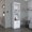 White 36, variant on Compact Kitchen Pantry with Adjustable Shelves, Narrow Storage Cabinet for Small Spaces, White