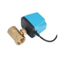 thumbnail image 3 of Electric Ball Valve 1/2" 3/4" 1" 2" 2-wire Brass Electric Ball Valve Normally Closed Motorized Ball Valve, 3 of 4