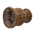 thumbnail image 4 of My Texas House 8 Inch Goblet Woven Planter Urn Shape, Brown, 4 of 9