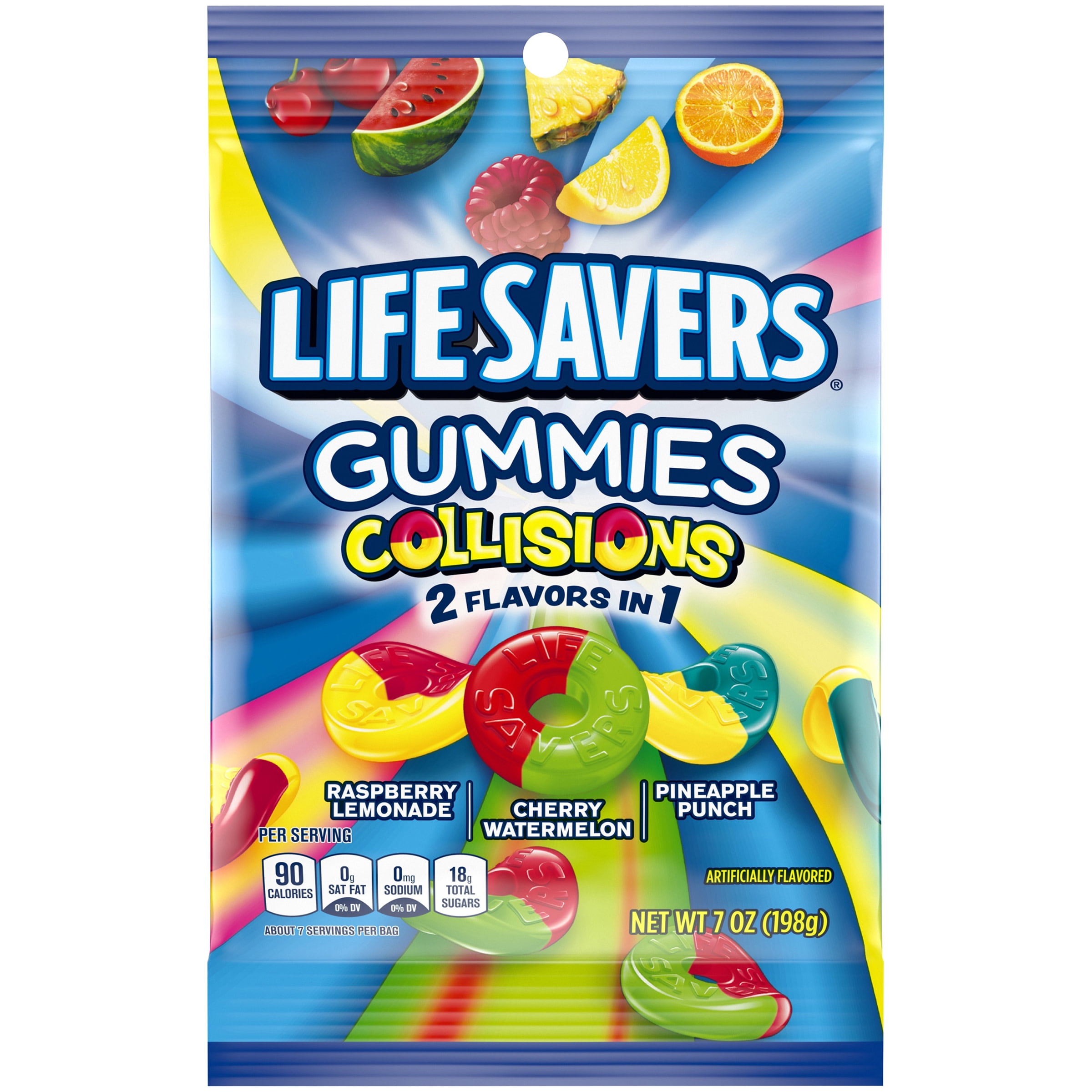 Life Savers Collisions Gummy Candy 7 oz Bag