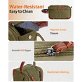 thumbnail image 5 of WANDF Large Toiletry Bag for Men,Water-Resistant Wide Opening Dopp Kit Shave Bag with Wet Pocket,Travel Accessories Organizer Bathroom Bag for Business Trip,Gym,Mens Gifts(Yellow-B), 5 of 11