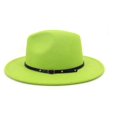 thumbnail image 2 of Sombrero Fedora de fieltro de lana para mujer o hombre, 2 of 5