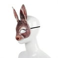 thumbnail image 3 of Zhourta Easter Party Funny Decoration take Photos Record Supplies Easter Bash EVA Half Face Bunny Animal Decoration, 3 of 6