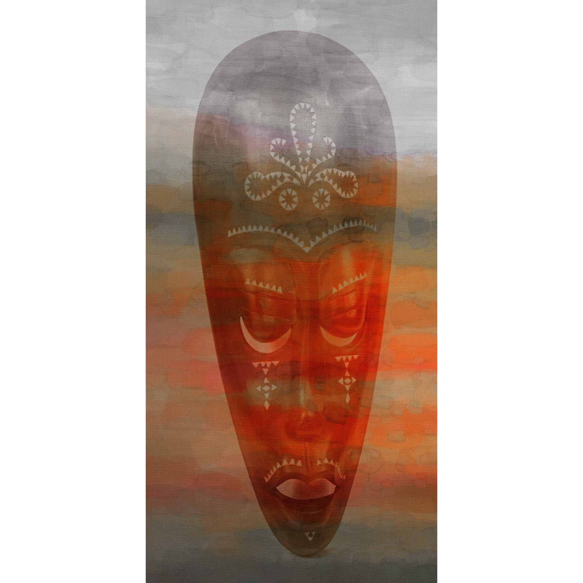 Parvez Taj "African Mask" Print on Canvas