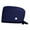13# Navy, variant on Working Caps with Buttons and Sweatband Adjustable Gourd-Shaped Tie Back Hats for Women Men Light Gray