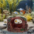 thumbnail image 1 of BRIGHTFUFU Decorativo En Resina Barril Para Acuario Con Refugio Para Camarones Y Peces, 1 of 6
