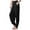 Black, variant on lmcalzta Womens Yoga Pants High Waisted Loose Stretch Loungewear Pajama Pants Solid Color Workout Gym Trousers