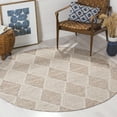 thumbnail image 2 of SAFAVIEH Montauk Caleb Geometric Diamond Cotton Area Rug, Beige, 3' x 5', 2 of 9
