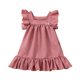 thumbnail image 1 of Vestido de Fiesta de Navidad de las Niñas sin Mangas Cintura Acanalada Falda Francesa Cinchada para Bebé Material Suave Lindo Cómodo, 1 of 8