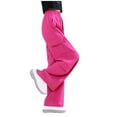 thumbnail image 5 of Bnwani Kids' Cargo Parachute Pant Work Long Loose Cargo Solid Pockets Pants Pink 5 Years, 5 of 5