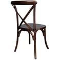 thumbnail image 3 of Chair - Lucca X Back Wood - Antique (4/Box), 3 of 3