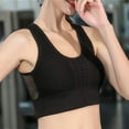 thumbnail image 3 of Sujetador deportivo para mujer, sin costuras, a prueba de golpes, sujetadores de Yoga de malla, sujetador de entrenamiento acolchado extraíble, camisetas sin mangas cortas atléticas de moda, 3 of 8