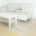 thumbnail image 5 of Polythylene Dust Sheet Large Outdoor Waterproof Cover Protection Plastic Clear, 5 of 5
