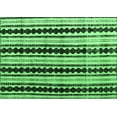 thumbnail image 1 of Ahgly Company Indoor Rectangle Abstract Emerald Green Modern Area Rugs, 4' x 6', 1 of 4