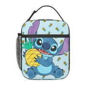 Lilo & Stitch Lunch Bags For Men Women Boys Girls, Reusable Lunch Tote Bags For School Office Work Picnic Camping, Portable Lunch Box, Thermal Insulation And Cold Preservation, 10x8x4 Inch