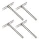 thumbnail image 5 of Riwesomey Soporte de estante de 4 piezas para el hogar, Hotel, dormitorio, sala de estar, cocina, dormitorio, estantería, soporte, accesorios de Herramientas y ferretería, 5 of 6