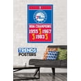 thumbnail image 2 of NBA Philadelphia 76ers - Champions 15 Wall Poster, 22.375" x 34", 2 of 2
