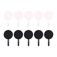 thumbnail image 3 of deevoka 3x10Pcs Self Adhesive Hooks Waterproof Sticky Wall Hooks White Black, 3 of 9