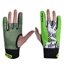 Yoetaun 1 Pair Bowling Accessories Bowling Gloves Bowling Gloves Right Hand Bowling Gloves for Wristband Sports Gloves Green