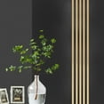 thumbnail image 6 of 5M Peel and Stick Metal Molding Trim, Self-Adhesive Stainless Steel for Wall, Fireplace, Mirror Edging and Craft Decoration (Brushed Silver, 10ft x 0.8in), 6 of 7
