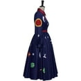 thumbnail image 4 of Women Plus Size Ms.Frizzle Adult Outfit Solar System Dress, 4 of 7