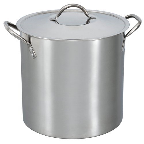 Mainstays 12Qt Stainless Steel Stock Pot with Metal Lid
