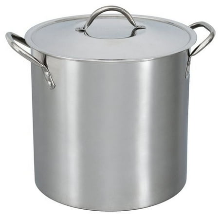 Mainstays Stainless Steel 12 Quart Stockpot with Lid